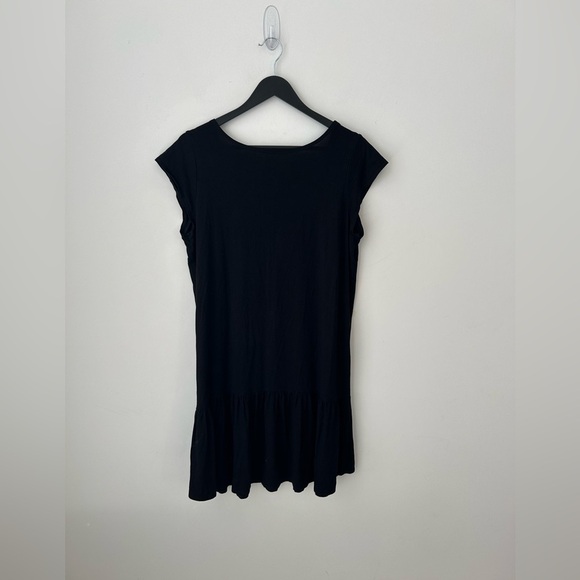 Jax + Lennon bamboo peplum black dress - Picture 8 of 10